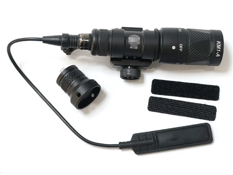 Tactical Olheiro Levou Luz Arma Rifle Lanterna Militar Paintball Caça Cqc M300v