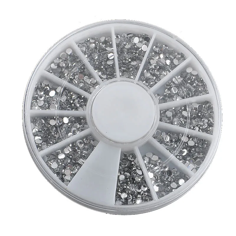 

3d Nail Art Decorations Acrylic Diamond Shapes Rhinestones To Nails Art Accessories approx 1200-1500pcs/wheel, free shipping
