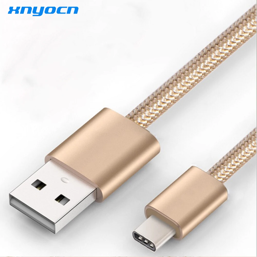 Xnyocn Тип usb C кабель USB C 3,1 Тип-с быстро синхронизации данных Зарядное устройство кабель для Nokia N1, Xiami 4C, Nexus 5X, 6 P, OnePlus 2, ZUK Z1, MX5 Pro