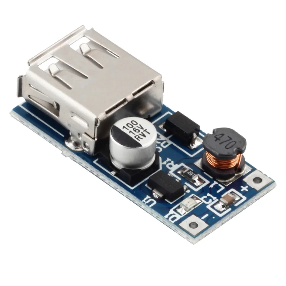 

2016 newest 1Pc 0.9V-5V to 5V DC-DC Booster Module USB Mobile Step-up Power Supply Module