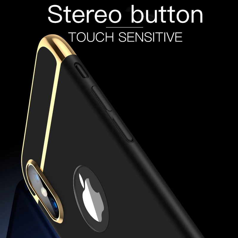 Роскошный чехол с полным покрытием 360 градусов для телефона iphone 6 6s 7 8 X XS Max XR