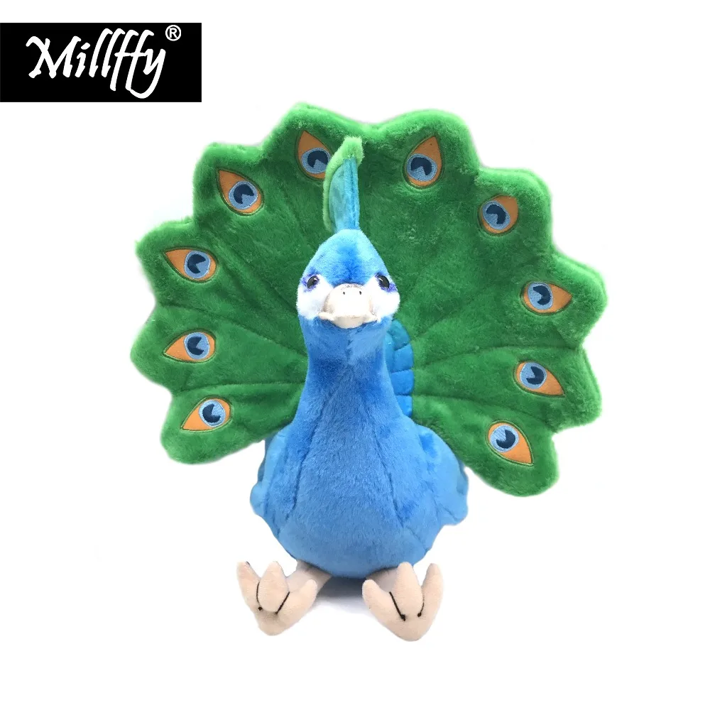 peluche de pavo real
