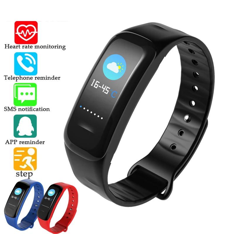 

Sport Smart Bracelet Men Women Watch Bluetooth Clock Heart Rate Blood Pressure oxygen Sleep Monitor Pedometer Smart Wristband