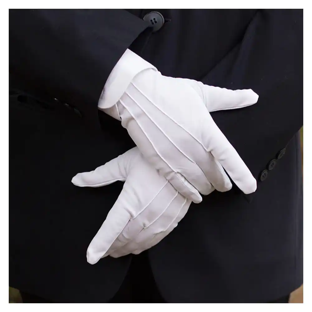 White silk gloves mens Clearance