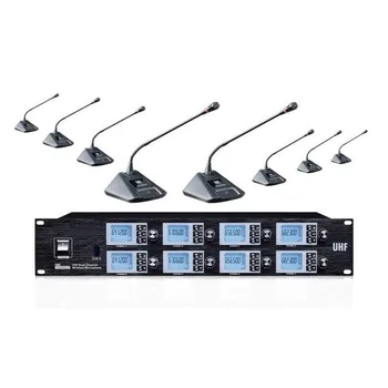 

Bolymic Professional Gooseneck Conference Microphone 8 channels Wireless karaoke microphone Professional microphone wireless