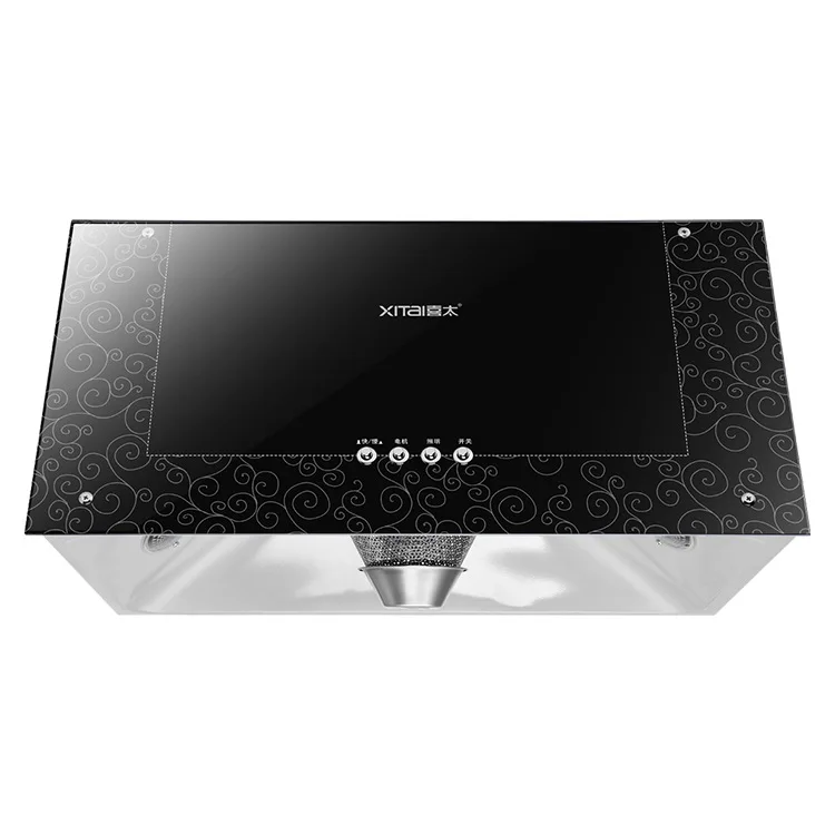 

Top Suction Type European Stainless Steel Electric Range Hood Low Noise Lampblack Touch Household Deep Hood Oil Smoke Remover