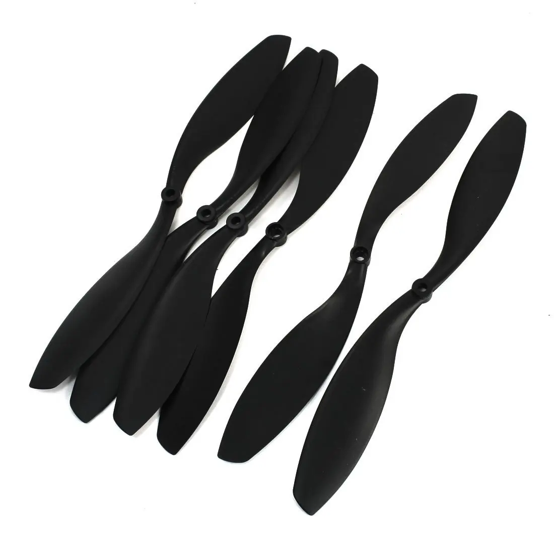 3 Pairs 12 x 4.5R 1245R Two Blades CW CCW Black Plastic Propellersin