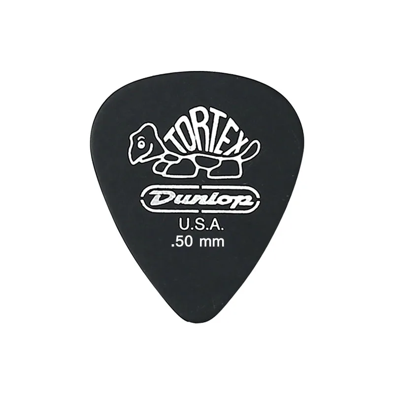 6 шт Dunlop Tortex черный медиаторы бас посредника акустической гитары аксессуары классический Толщина 0,5/0,6/0,73/0,88/1,0/1,14 мм - Цвет: 0.5mm