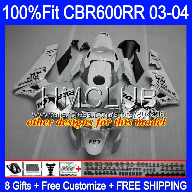 Литые изделия для Honda CBR600 RR CBR 600RR 600F5 03 04 63HM21 CBR600F5 граффити синий CBR600RR F5 03 04 CBR 600 RR 2003 2004 Обтекатель