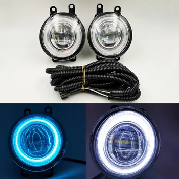 

CSCSNL 1Set/pair 12V Car LED Angel Eyes DRL Fog Light Lamp DRL Daytime Running Light For Toyota IQ 2009-2015