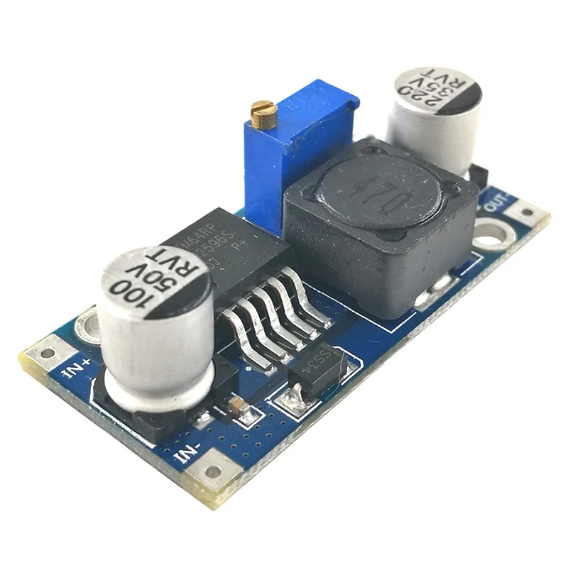 5pcs/lot DC-DC Step Down Converter Module LM2596 DC 4.0~40 to 1.3-37V Adjustable Voltage Regulator Hot sale