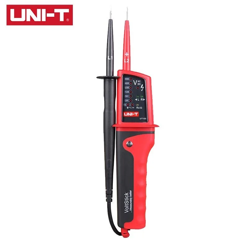 

UNI-T UT15B Multi-function Digital Voltage Detectors Pen Beeper Tester LED Display AC/DC Voltmeter Auto Range Waterproof