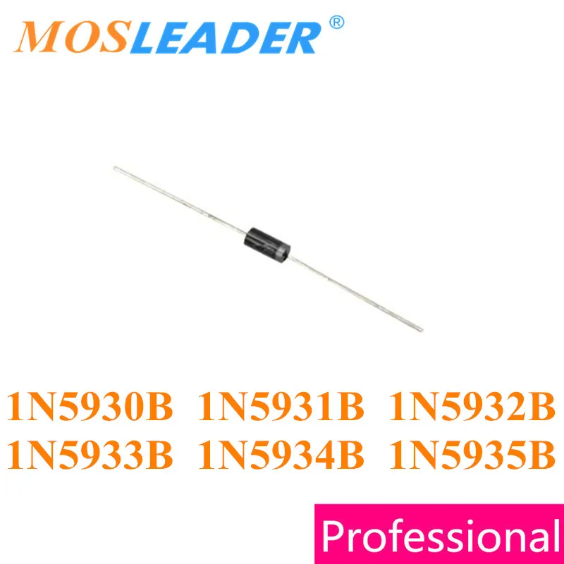 Mosleader 1000 шт. DO41 1N5930B 1N5931B 1N5932B 1N5933B 1N5934B 1N5935B DIP 1N5930 1N5931 1N5932 1N5933 1N5934 1N5935