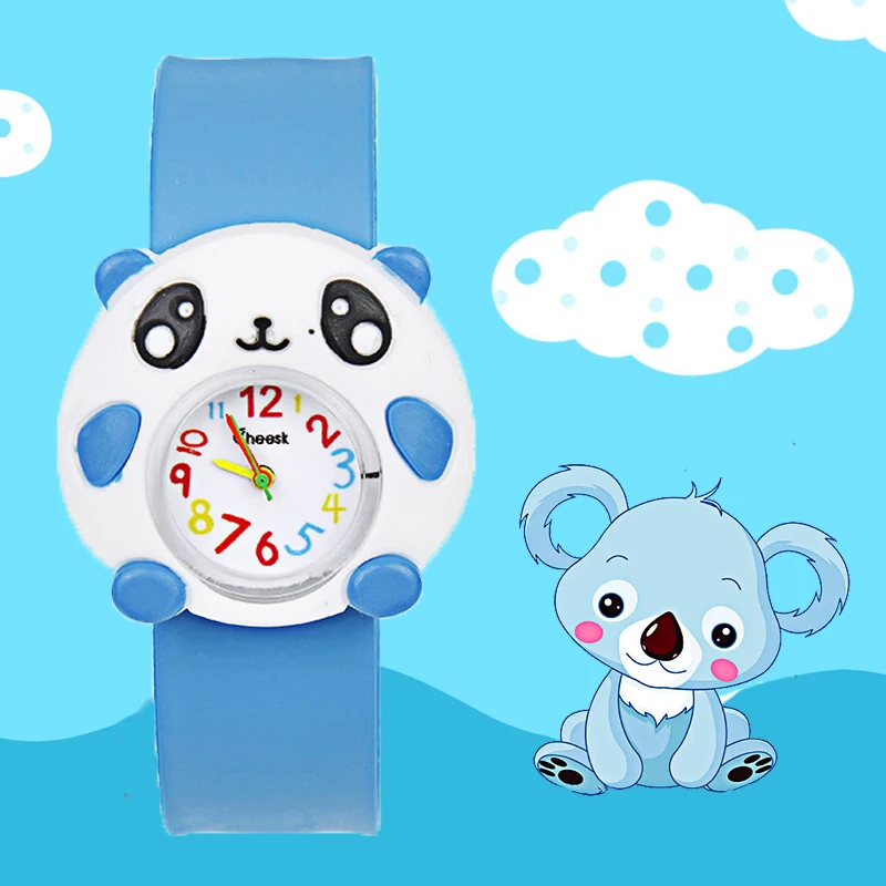 New style! Children Cartoon Quartz Watch 4 Kinds of Animal for Kids Boys Girls Clock Christmas Gift Toys Digital Wrist Watches