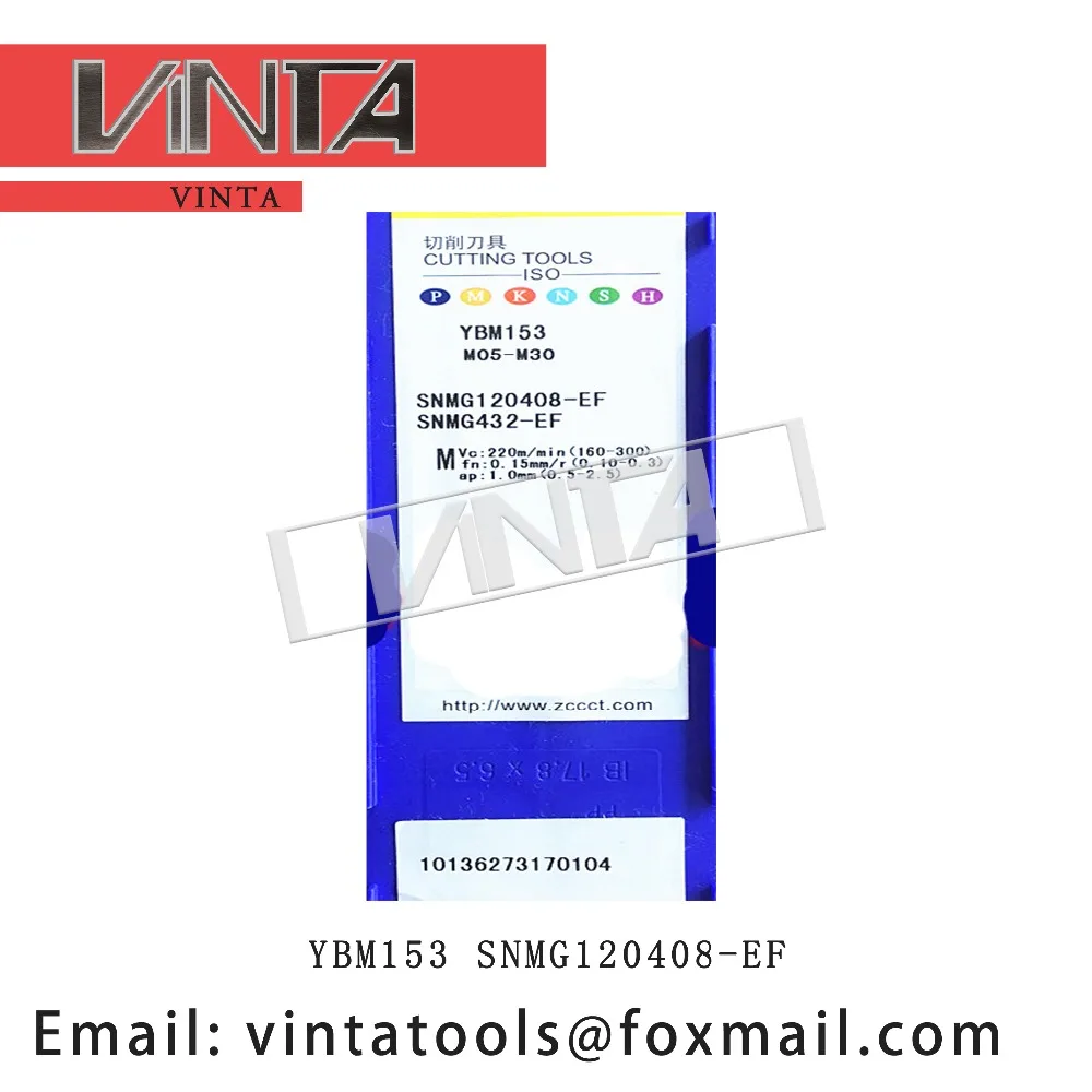 unidades lotes YBG205 YBG202 YBM153 SNMG120408-EF cnc