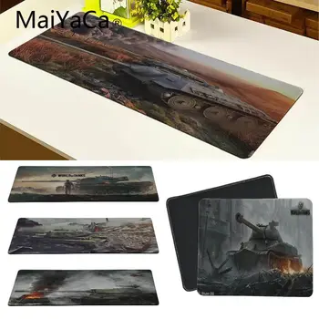 

MaiYaCa Hot Sales Cool World of Tanks Rubber Mouse Durable Desktop Mousepad Gaming Mouse Pad Lockedge Mouse Mat Keyboard Pad