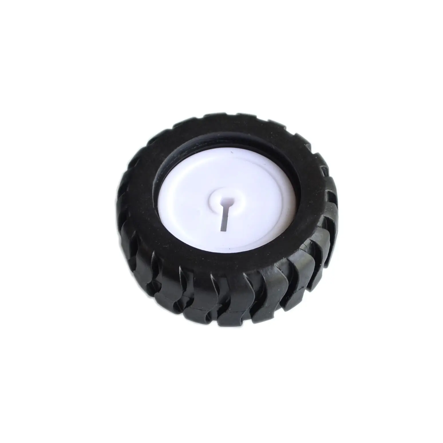 

10PCS/LOT K346 43*19*3mm D-hole Rubber Wheel Suitable for N20 Motor D Shaft Tire Car Robot DIY Toys Parts