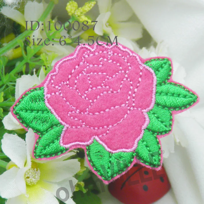 

Iron On Patches, Made of Cloth, Rose: 6.0 * 4.5 cm Appliques ~ Guaranteed 100% Quality + Free Shipping!!! 100087