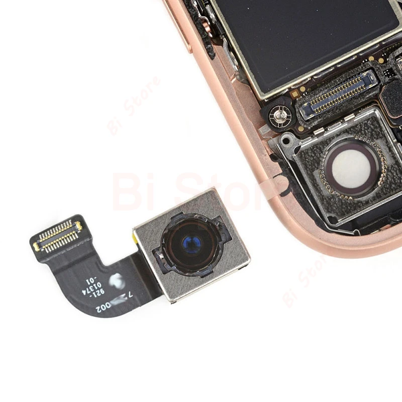 Задняя камера для iPhone X, 7 Plus, 8 Plus, 4,7, 5,5 дюйма, модуль большой камеры, гибкий кабель, лента, запасные части для ремонта