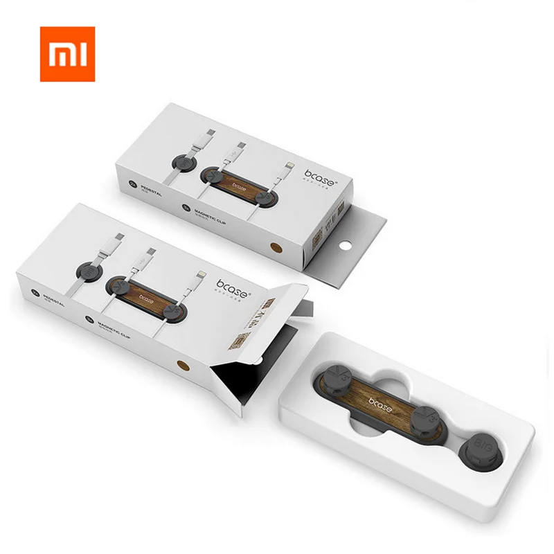 Оптовая продажа органайзер Xiaomi Mijia Tup2 для хранения USB кабелей магнитный держатель