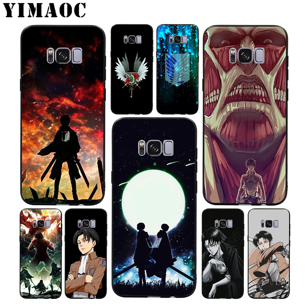 Мягкий чехол YIMAOC Attack on Titan 2 для Samsung Galaxy S10 S10e S9 S8 A6 Plus S7 S6 Edge A7 A5 A3 J6 Note 9 8 |