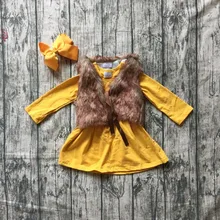 mustard baby girl clothes