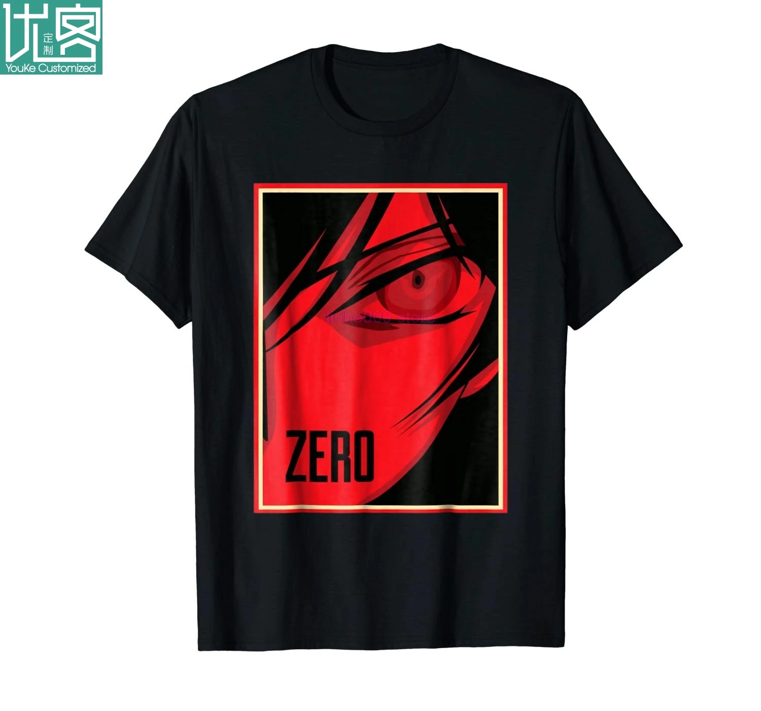 Брендовая мужская рубашка Code Geass Lelouch Zero | Мужская одежда