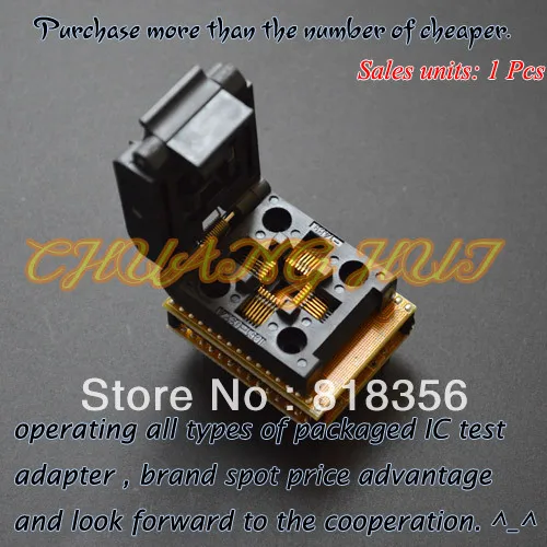TQFP32 to DIP32 Programmer Adapter  QFP32 Test socket for atmega8 Series chip