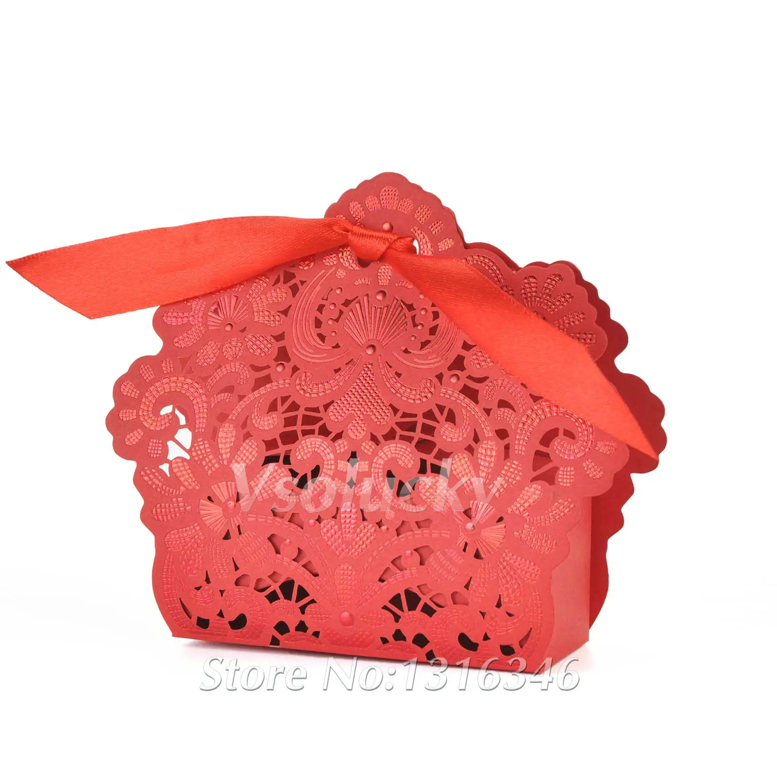 Whole 100 X Wedding Candy Box Gold Red White Laser Cut Aeproduct Getsubject