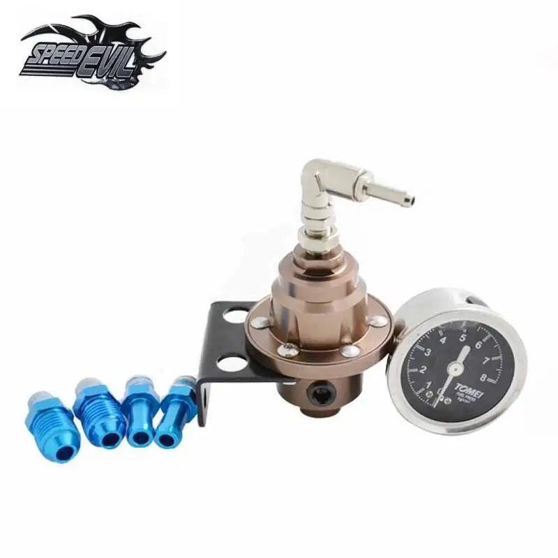 Speed Evil Tomei Adjustable Fuel Pressure Regulator With Gauge Type S