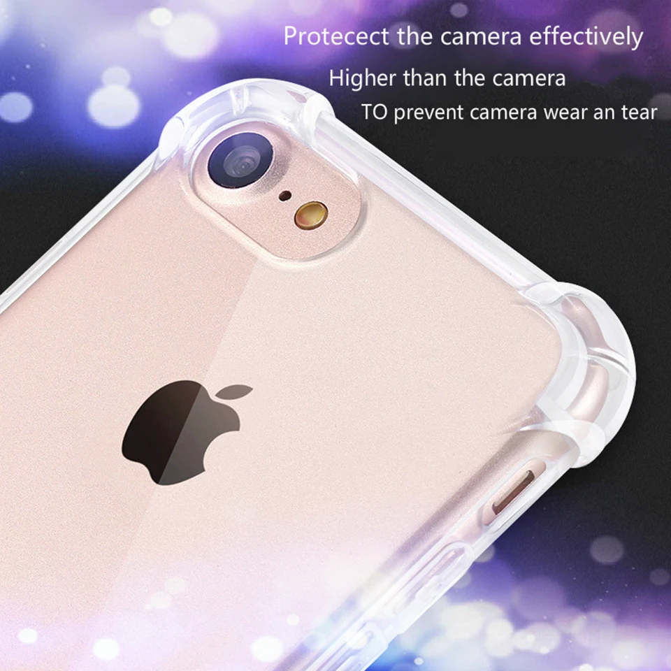Airbag-Drop-Protection-Case-For-iPhone-7-8-XR-XS-Max-Transparent-Phone-Case-Soft-TPU (2)