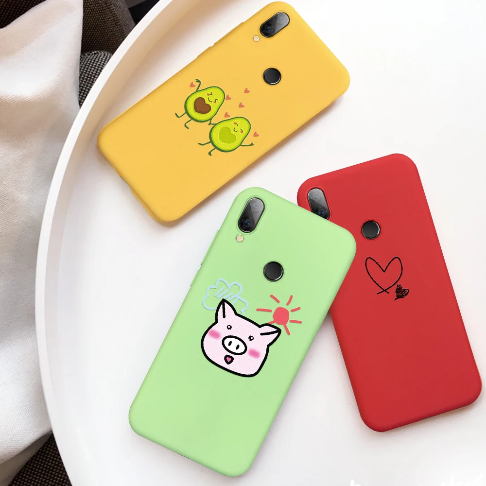 

Colorful Silicone Case For Xiaomi Mi 9t 9 se 8 A2 Lite 9T Pro Green Cactus Avocado Pattern Cover For Xiaomi Mi9 Mi8 Mi6X Mi9T