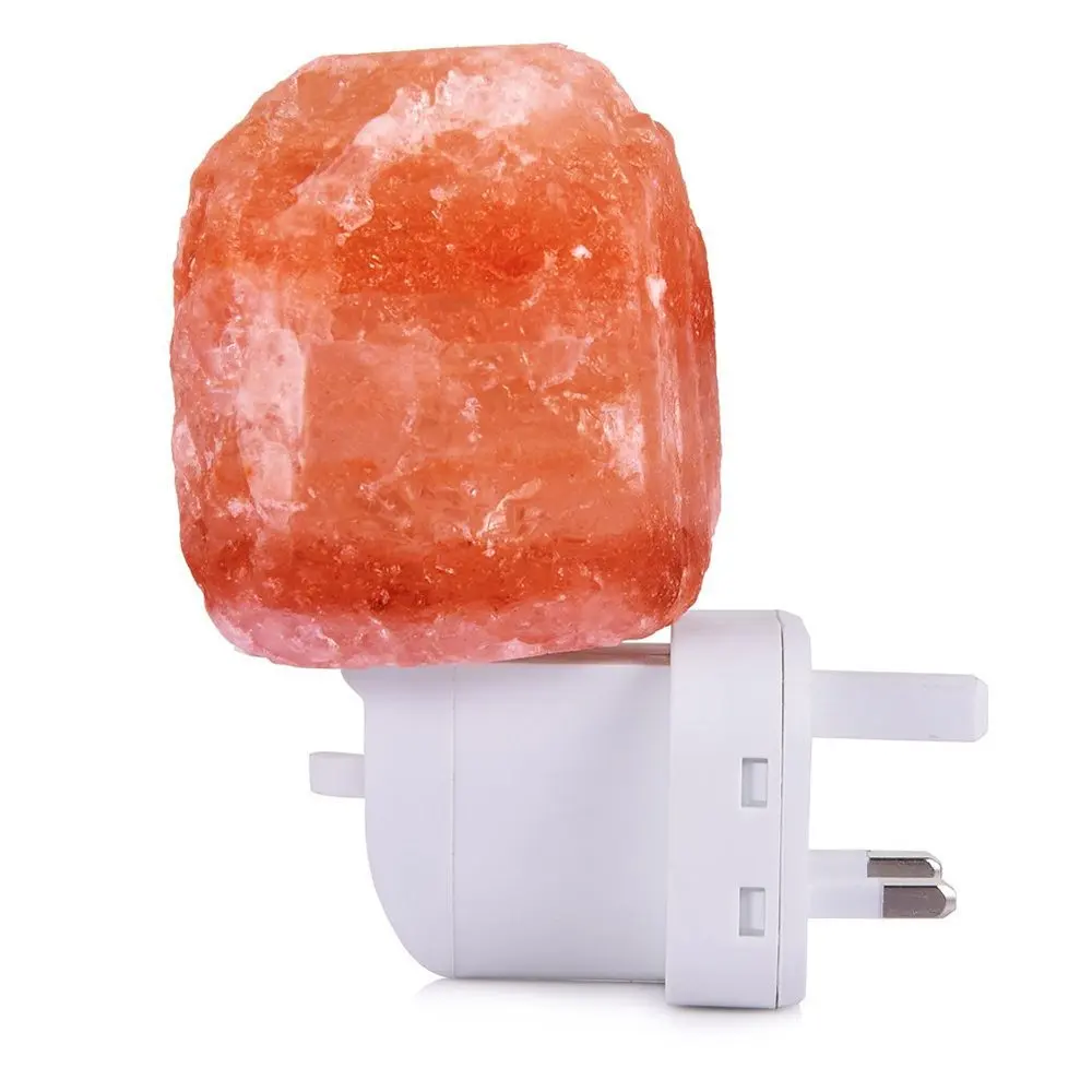 15W Salt Lamp Himalayan Salt Light with Wall Plug Natural Salt 220V Inbuilt Incandescent Light