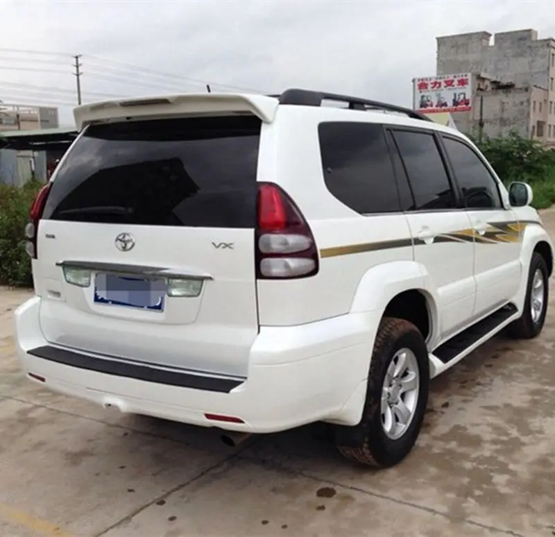 MONTFORD для Toyota Land Cruiser Prado FJ120 4000 2700 спойлер 2003-2009 BS Пластик Неокрашенный задний