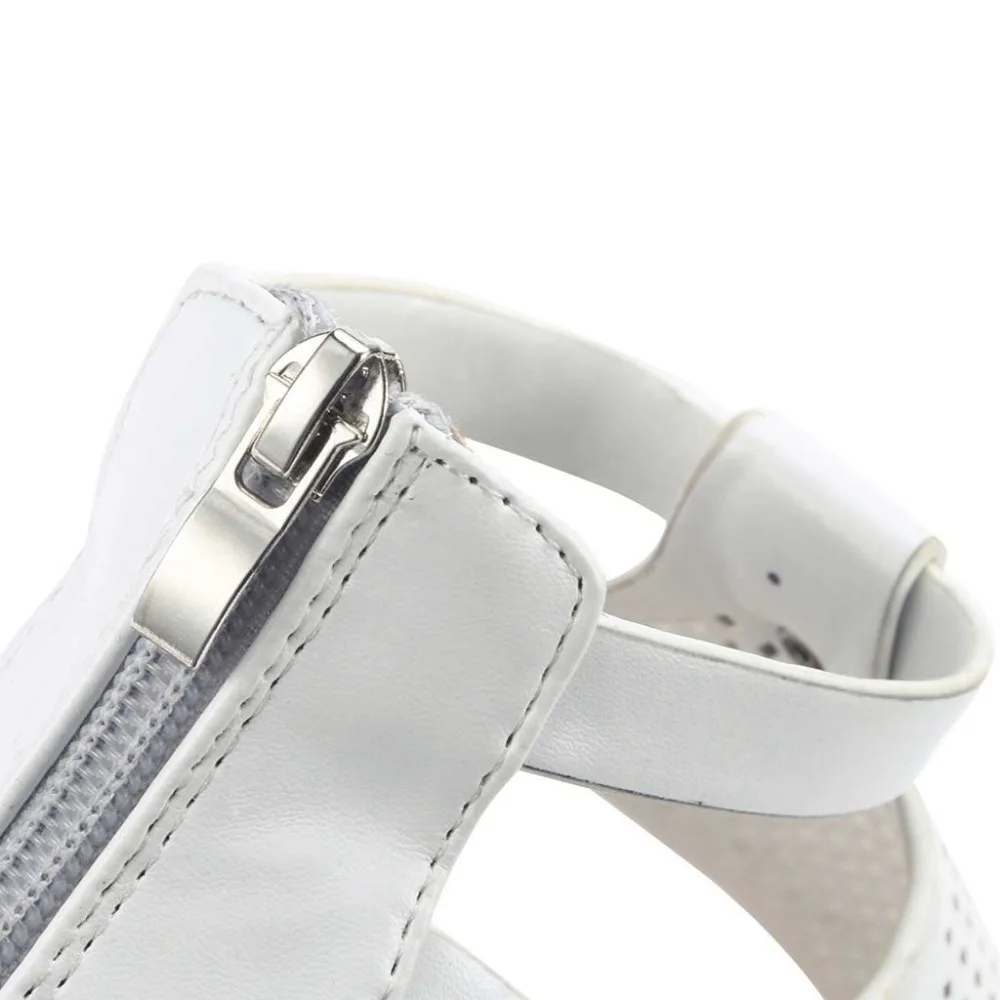 Flats casual shoes woman sandals female 2019 fashion lighted flat with women shoes solid clip toe hollow women sandals plus size (9)