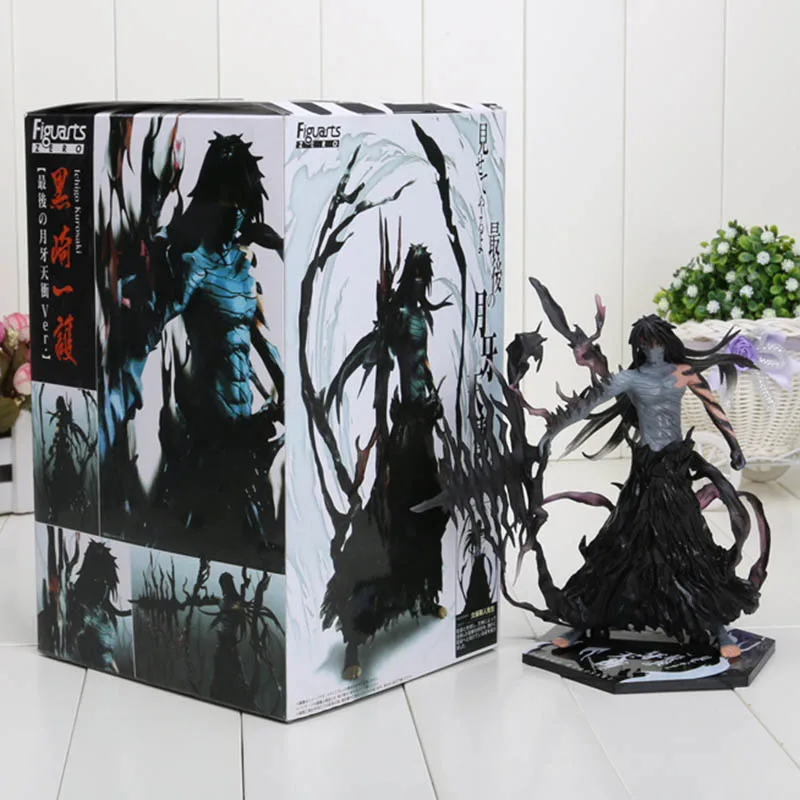 Прохладный 19 см 22 см Bleach Аниме Куросаки Ichigo Getsuga Tenshou ПВХ фигурка Коллекция Модель игрушки