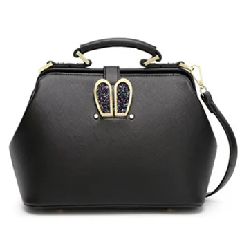 

Women Rabbit Shoulder Bag Retro Messenger Bag Fashion Small Square Package China Wind shoulder bag Famous brand BP0104