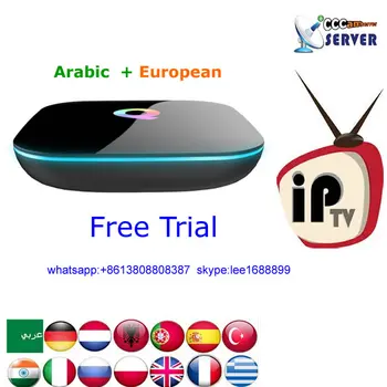 

Android 9.0 TV Box Q Plus android iptv arbic m3u 1year subcription europe italia iptv top server cccam cline for 1 year