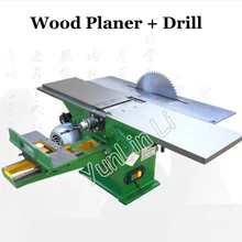 1100 Вт электрическая скамья дрель по дереву строгальный станок Настольная пила 220 В многофункциональный деревообрабатывающий станок MQ431B-11