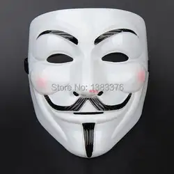 Оптовая цена 10 шт./лот маска Подробная информация о Новый V значит вендетта Анонимные Фокса маска для лица Хэллоуин Необычные Косплей 4221.3