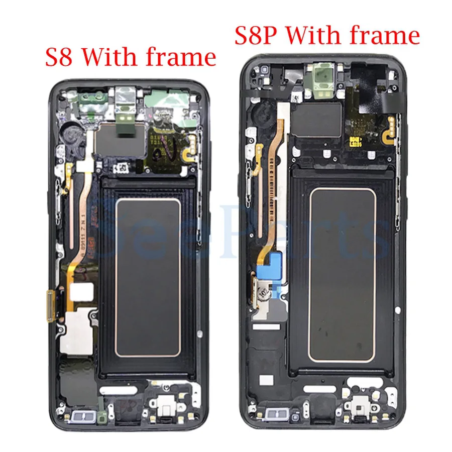 For Samsung galaxy S8 Lcd Display Touch Screen Digitizer Assembly For Samsung S8 Plus G950F G950U G950W8 G955F G955W lcd +frame (3)