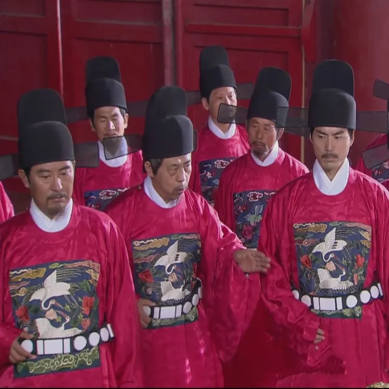 

TV Movie Opera costume men retro ancient Chinese style Ming Dynasty official long gown Red Blue Green robe Ming Official uniform