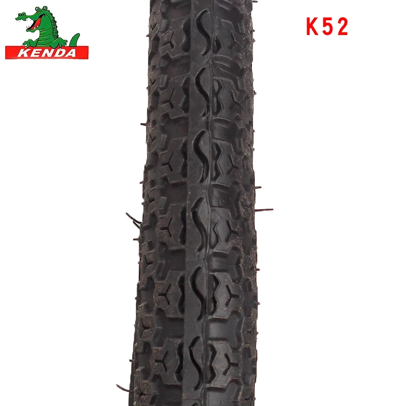 Kenda-Folding Mountain Bike Tire, K52 Cycling Parts, 20 ", 24", 26 ", 20x2.125, 24x1.75, Bicycle Tire