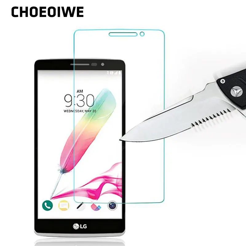 

CHOEOIWE 2 PCS Front Screen Protectors for LG G4 Stylus 4G H630 H635 H540F G Stylo H634 2.5D 9H Tempered Glass Film