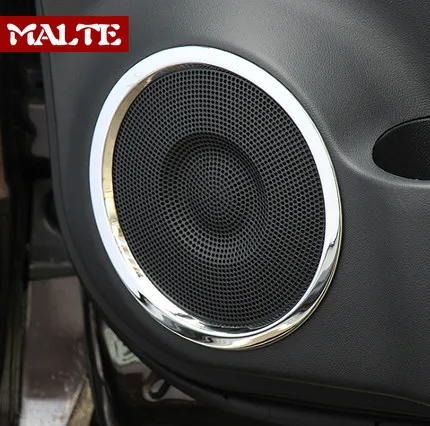 

Car Accessories Doors Sound Cover Chrome plated For Renault Koleos 2009 2010 2011 2012 2013 2014