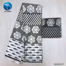 LIULANZHI принты Шелковый воск ткань полиэстер африканская ткань мягкий воск ткань Анкара ткань ML8X137