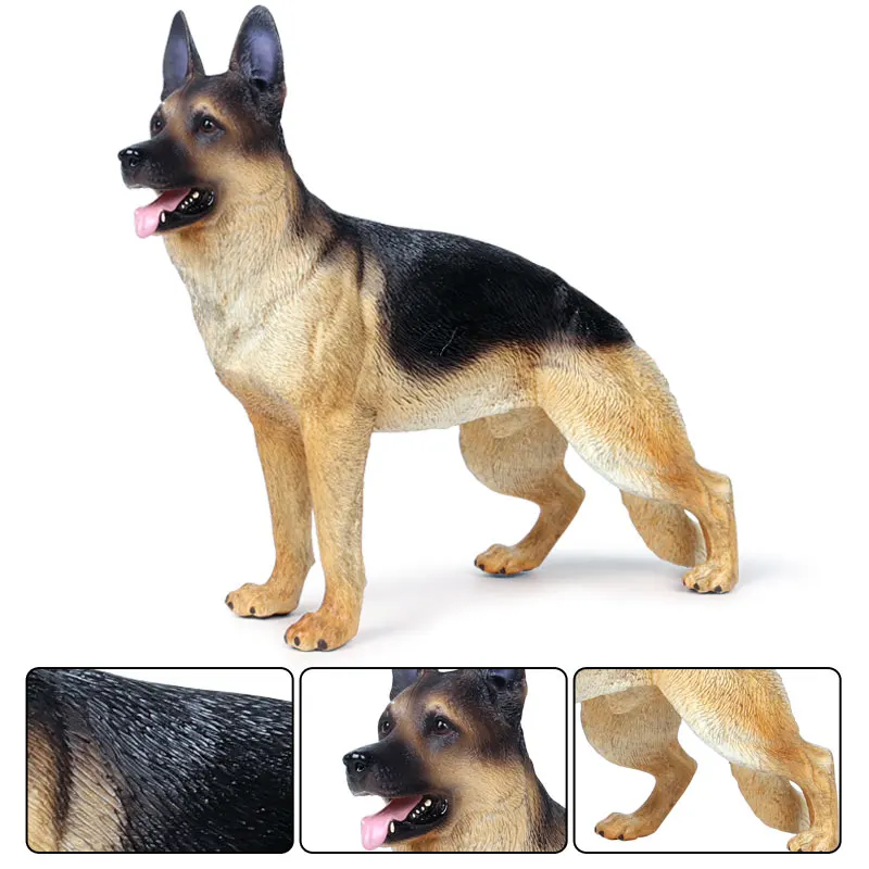 Oenux реалистичные фигурки для собак Doberman Pinscher Ротвейлер далматинская защита для собак милые модели для питомцев Коллекция игрушек подарок