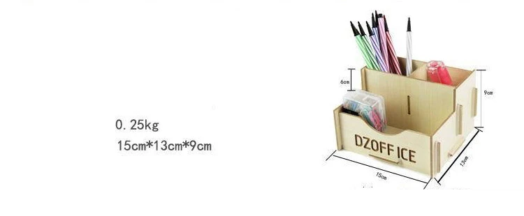 Канцелярские принадлежности, креативный многофункциональный деревянный Настольный органайзер, держатель для ручек, органайзер для карт, держатель для канцелярских принадлежностей