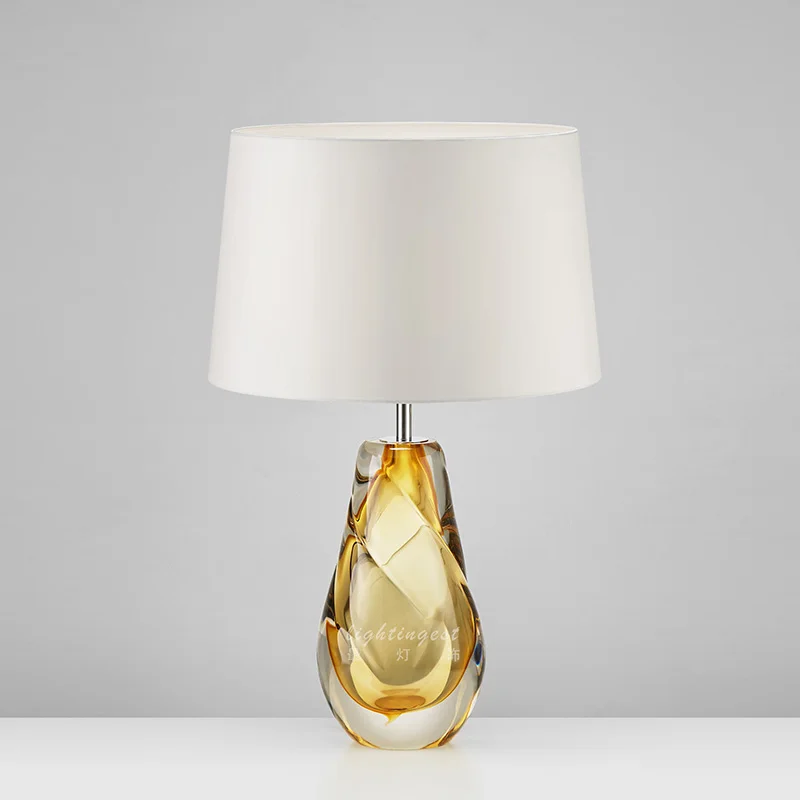 buy LED Contemporary Table Lamps for Living Room Bedroom Gold Indoor Lighting Fixtures Creative Novelty Lighting Art Home Decoration
