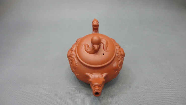 Аутентичный 4 шт. чайный набор кунг-фу [1 чайник+ 3 чашки] 360 мл чайник дракона заварочный Исин чайник ручной работы Zisha керамические фарфоровые